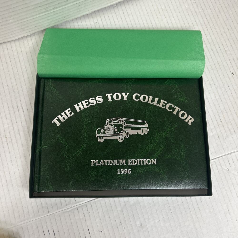 The Hess Toy Collector Book Platinum Edition 1996 #1195/5000
